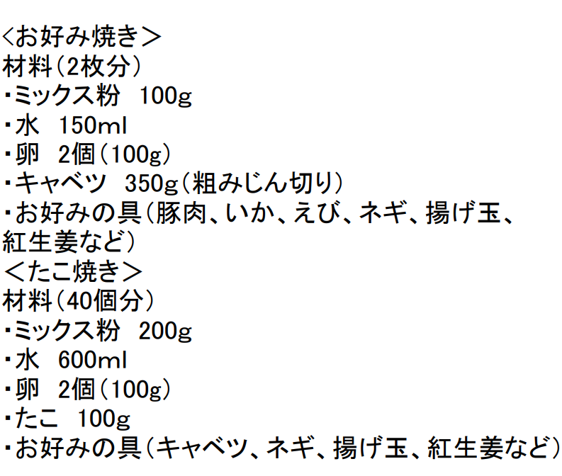 ふわんとろっミックス粉 400ｇ｜お好み焼！ たこ焼！よくばりミックス 佐賀県産小麦100％
